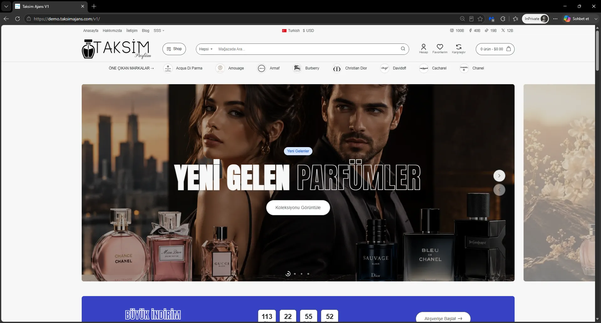 Parfüm Satış Sitesi