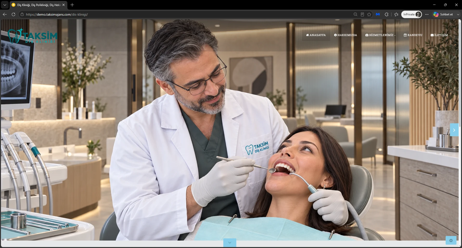 Demo Diş Kliniği Sitesi